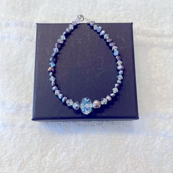 Handmade Swarovski crystal bracelet - Picture 6 of 6